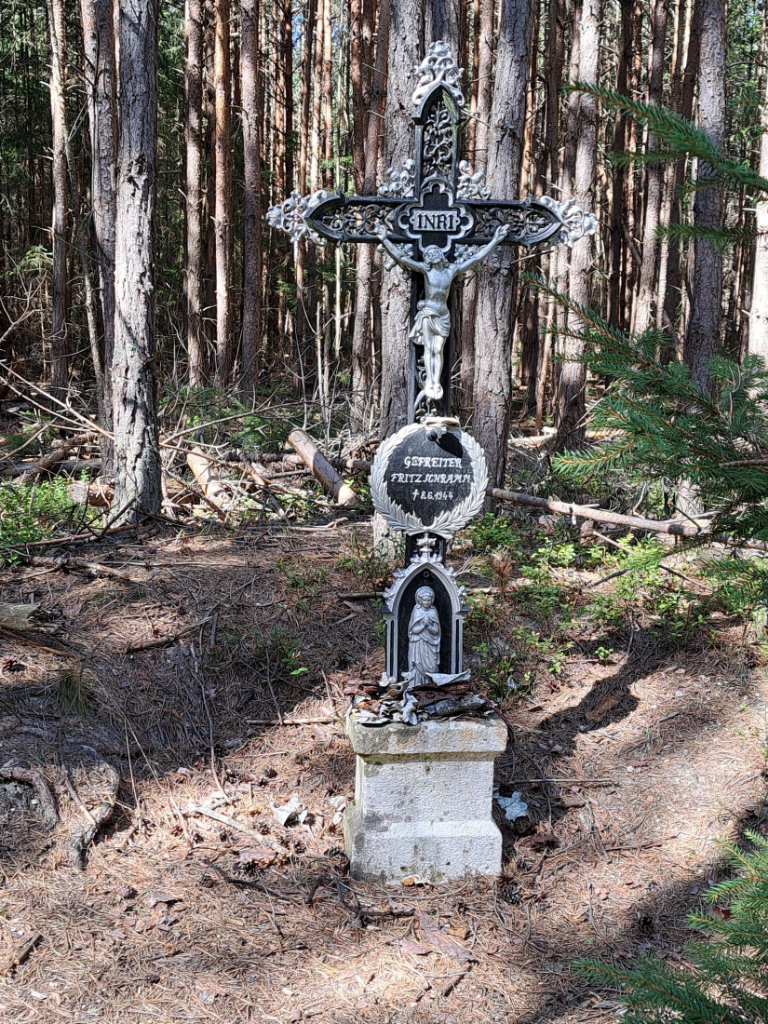 Místo havárie letadel - pomník