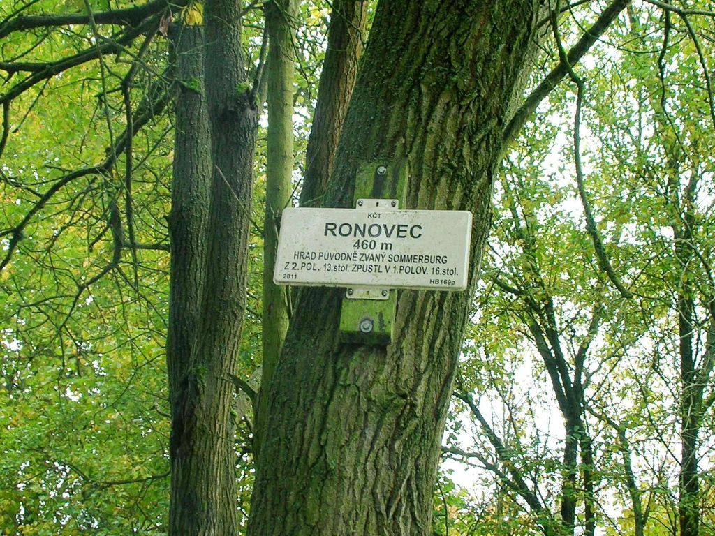 Zřícenina hradu Ronovec