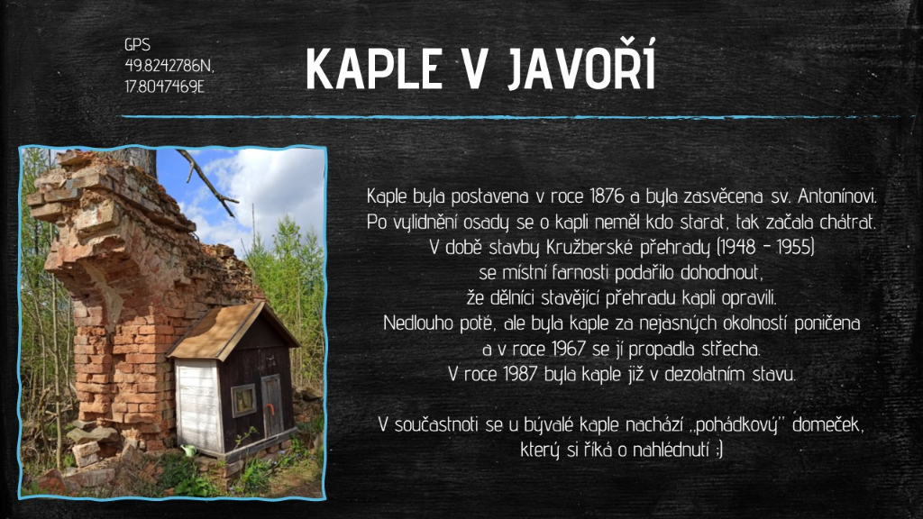 Kaple v Javoří