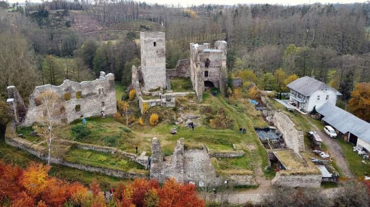 Zřícenina hradu Rokštejn