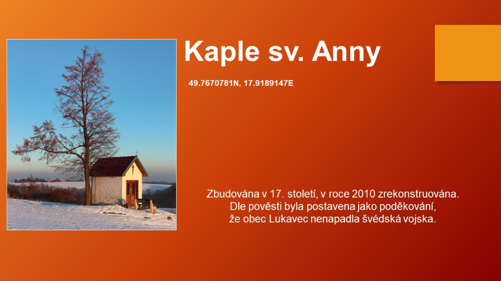 2023 Kaple sv. Anny (u Lukavce)