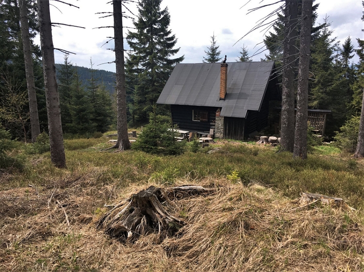 Jelení bouda na Švýcarském chodníku - pěší